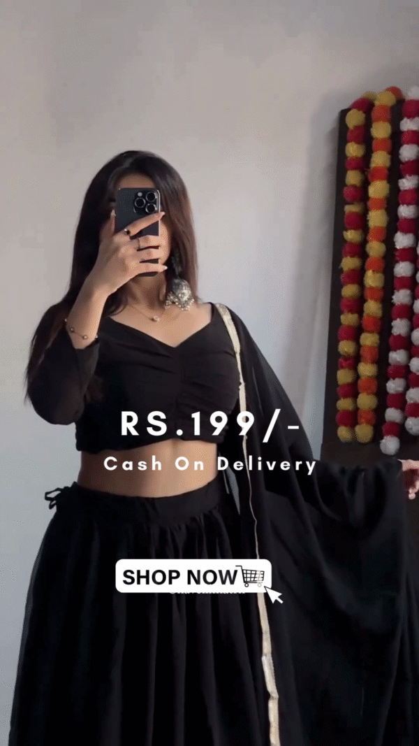 Women Flared Lehenga & Choli with Dupatta