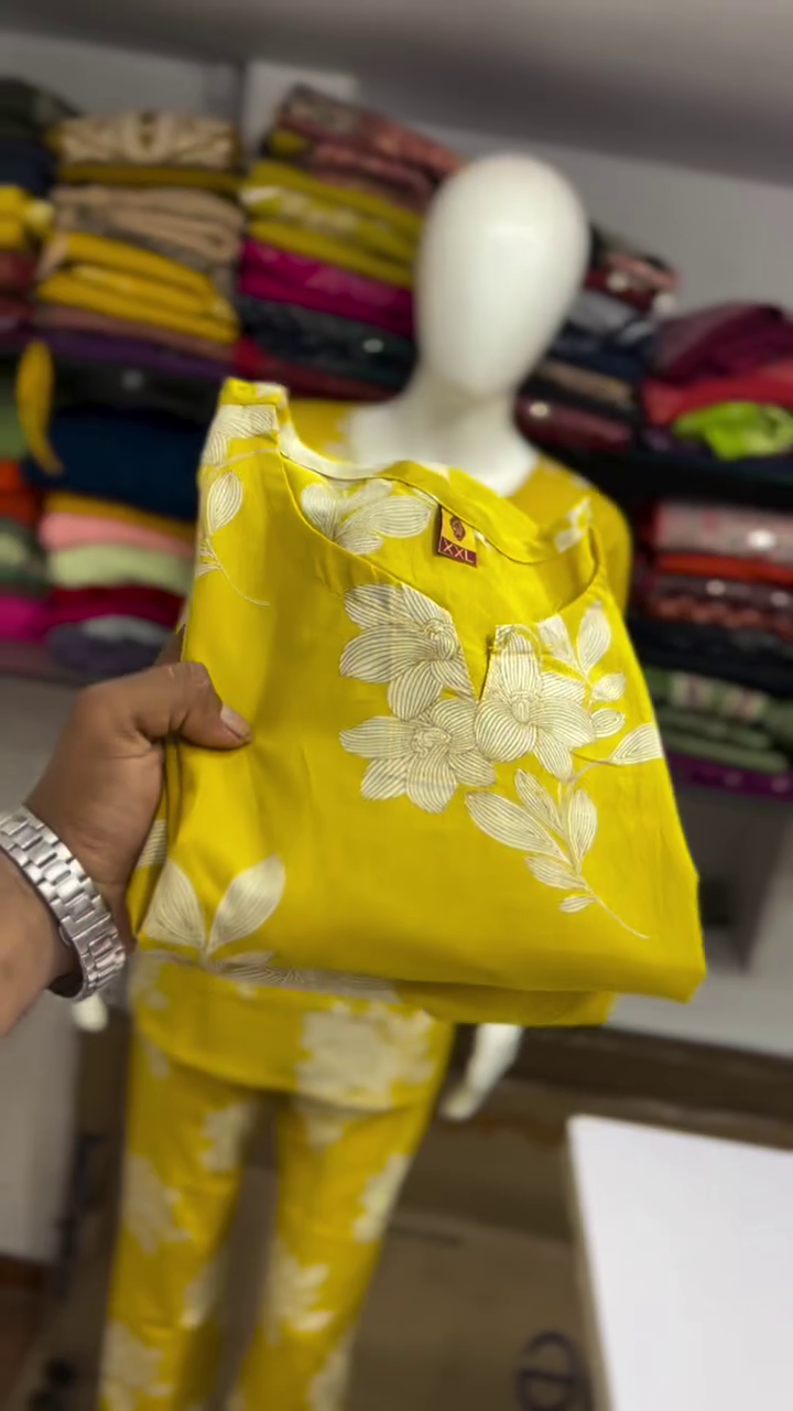 Sunshine Yellow Floral Co-Ord Set - Image 2