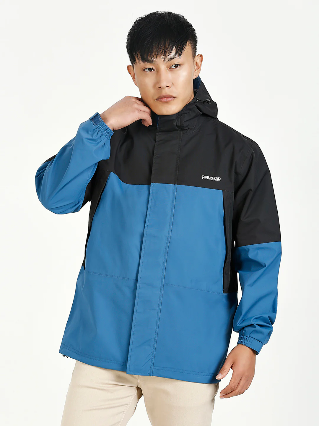 StormGuard Black Poseidon Men's Rain Jacket