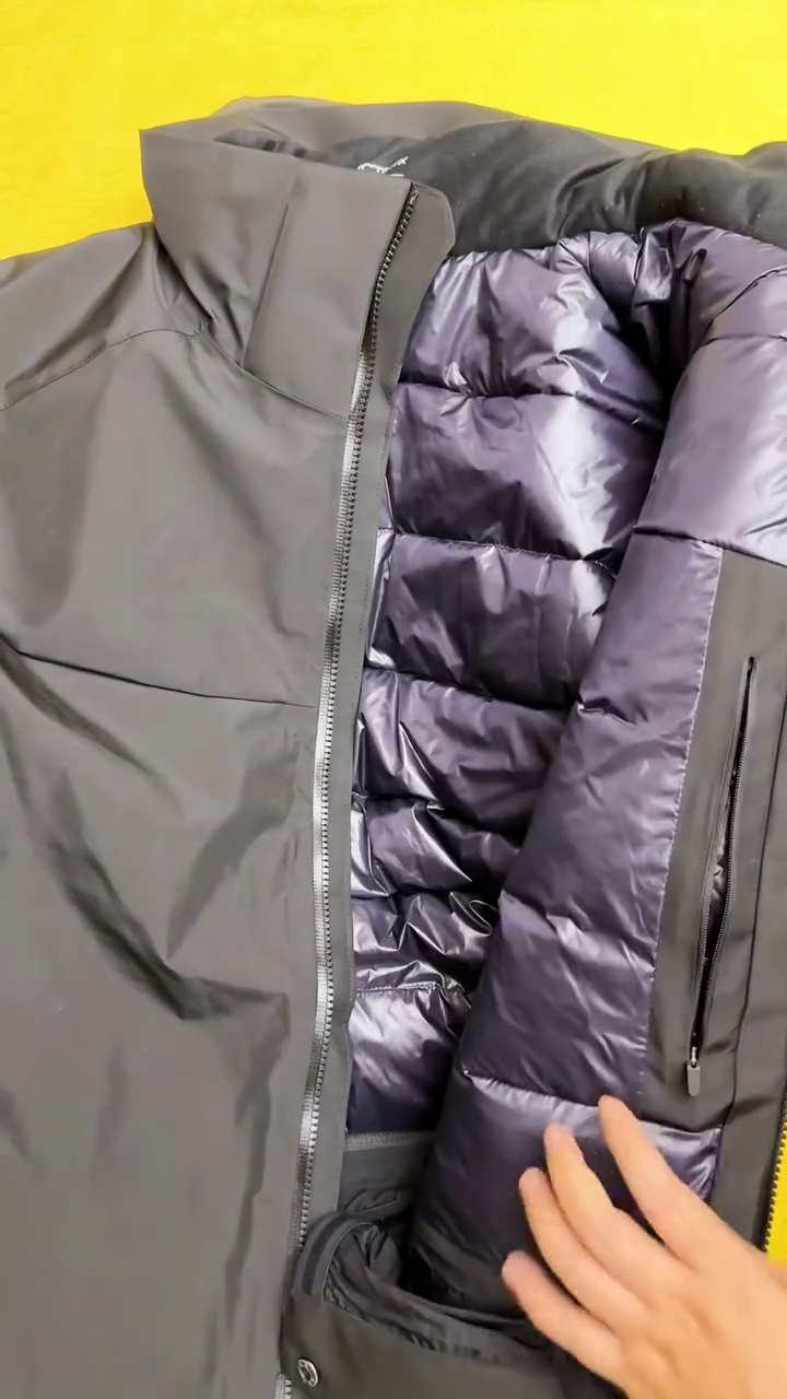 Matte Black Waterproof Hooded Rain Jacket - Image 2