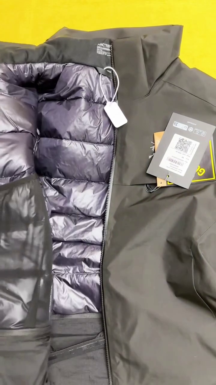 Matte Black Waterproof Hooded Rain Jacket - Image 3