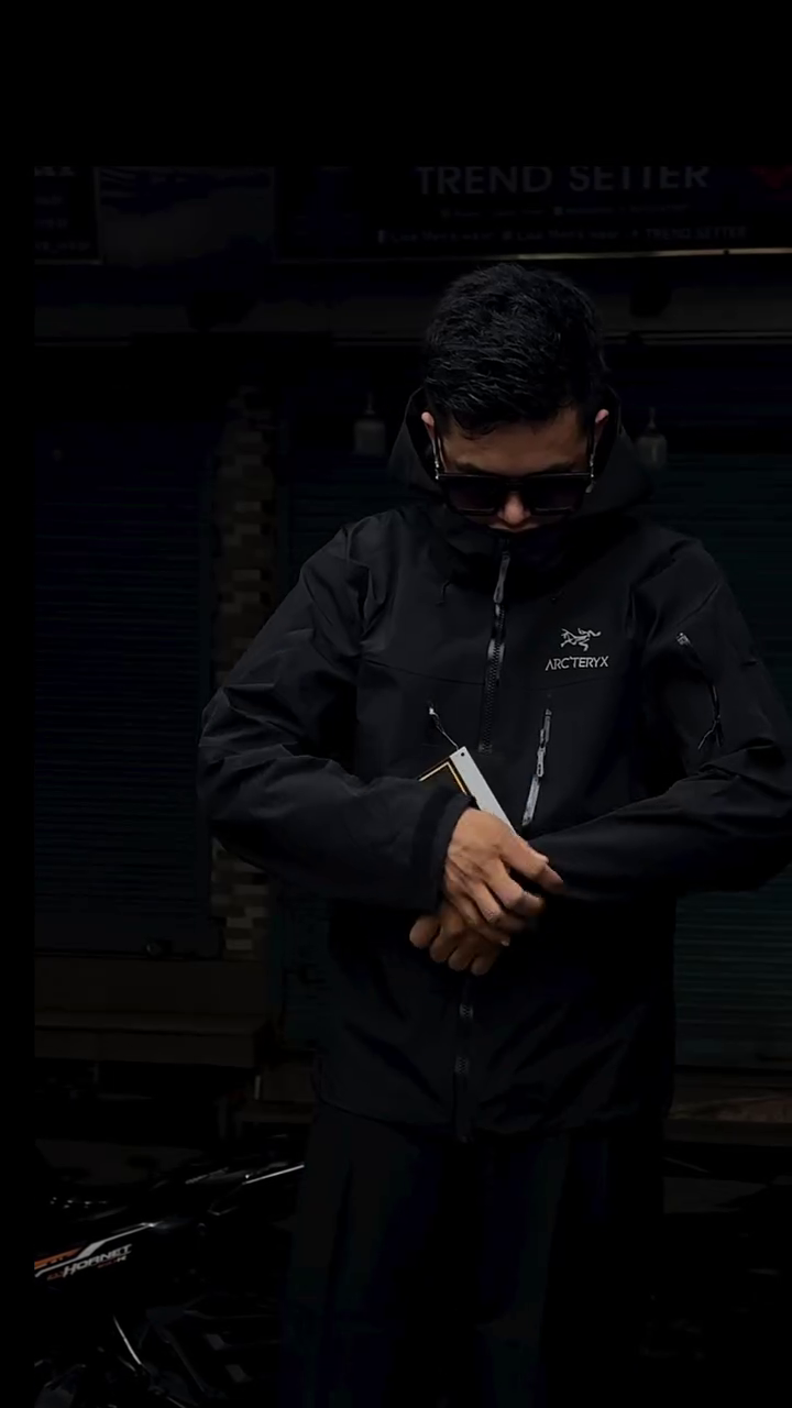Black Waterproof Utility Jacket - Image 2