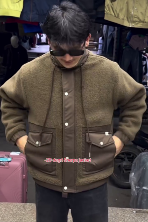 Brown Sherpa Winter Jacket