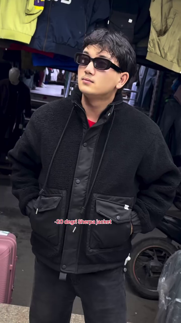 Brown Sherpa Winter Jacket - Image 4