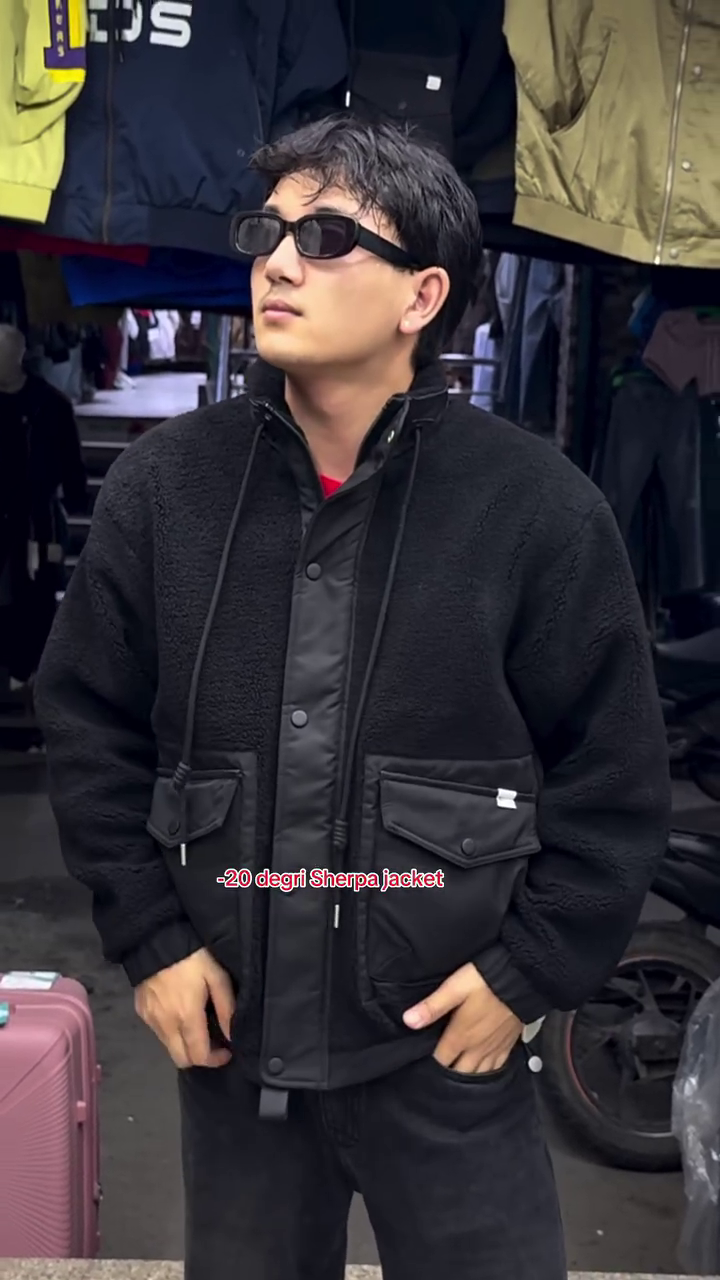 Brown Sherpa Winter Jacket - Image 3